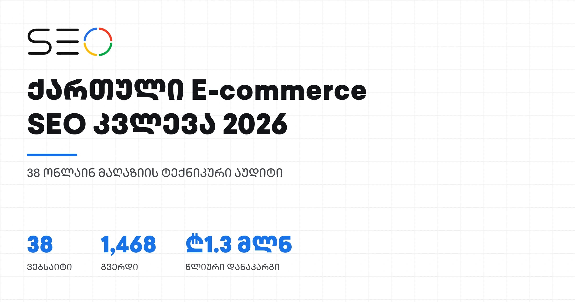 ტექნიკური E-commerce SEO კვლევა - ქართული ონლაინ მაღაზიები